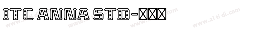 itc anna std字体转换
